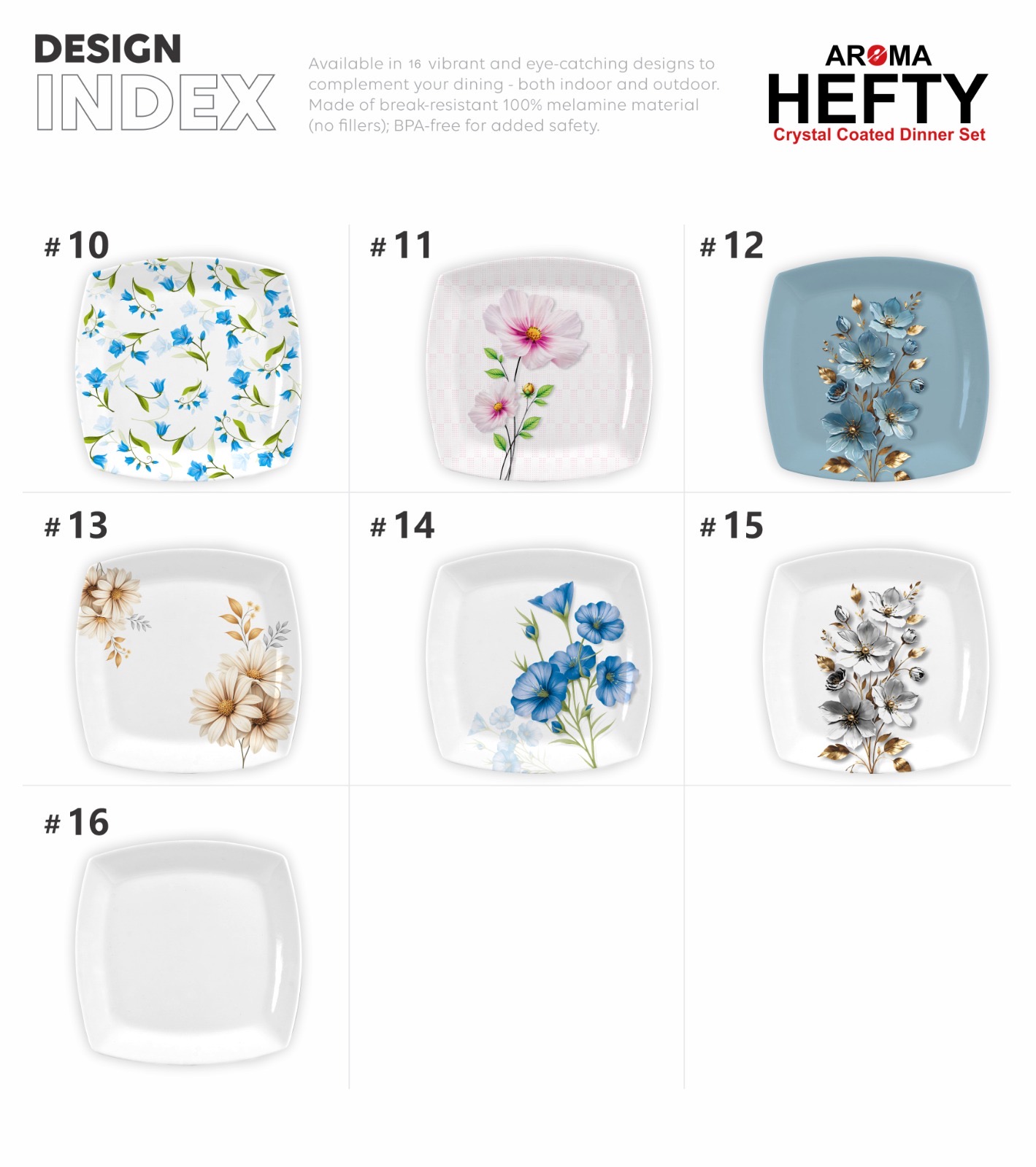 Aroma Hefty Crystal Coated Set-88 Pcs - Image 4
