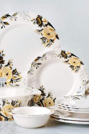 Charming Double Glazed Glass Lid Set 72-Pcs