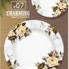 Charming Double Glazed Glass Lid Set 72-Pcs - Design07